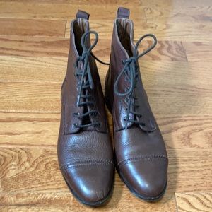 Vintage Mossimo Dutti leather boots made in Spain